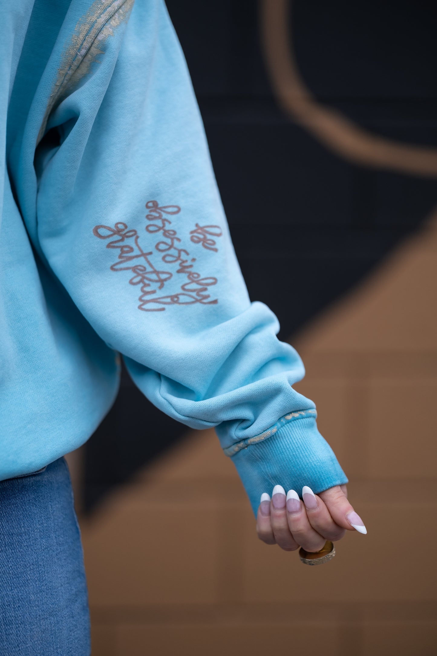 LOVE EACH OTHER hand-painted sweatshirt by House of Malibu