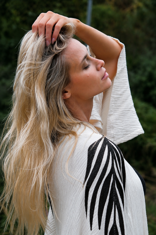 IVORY Secret Garden Kimono