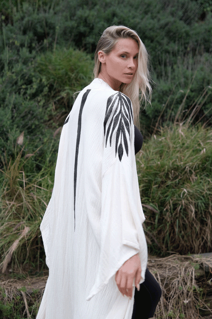 IVORY Secret Garden Kimono
